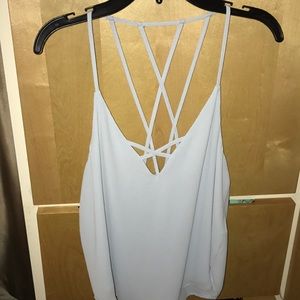 Baby blue blouse